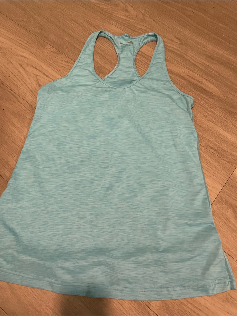 Light Blue Racerback Women's Tank Top